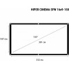 Экран рулонный Hiper Cinema SFW 16x9-150