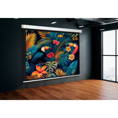 Экран рулонный Cactus Wallscreen CS-PSW-124x221