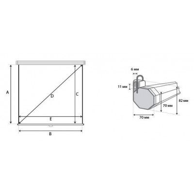 Экран рулонный Lumien Eco Picture LEP-100103