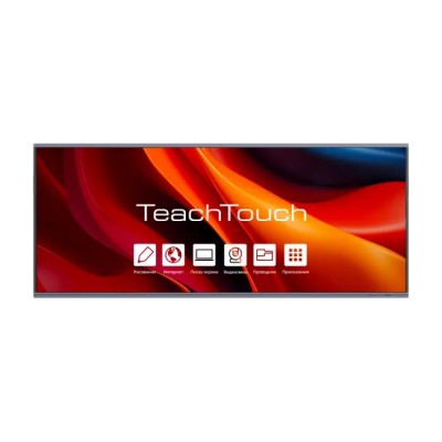 Интерактивная панель TeachTouch 8.0SE 92", 16/256Гб, формат 21:9, Android 13, 50 касаний, слот OPS