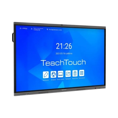 Дисплей интерактивный TeachTouch 5.5LE-R 65", камера-микрофоны, UHD, 8/128 Гб, WiFi, Android 12, слот OPS