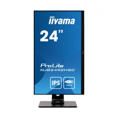 Монитор IIYAMA ProLite 24", черный (XUB2492HSC-B1)