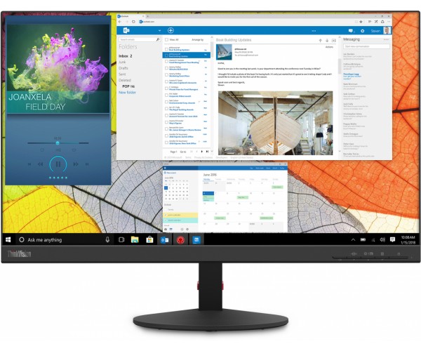 Монитор Lenovo 61E8GAT1EU 27 ThinkVision S27q-10 черный IPS LED 4ms 16:9 HDMI матовая 350cd 178гр/178гр 2560x1440 DisplayPort