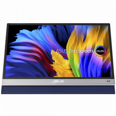 Монитор Asus 13" MQ13AH серебристый /OLED LED /1ms /16:9/ HDMI/ матовая /HAS 100.000:1 /400cd/ 178гр/178гр /1920x1080 /FHD /USB/ 3.37кг
