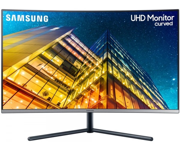 Монитор SAMSUNG 31,5 U32R590CWI Black Сurved (LED, Wide, 3840x2160, 4ms, 178°/178°, 250 cd/m, 2500:1 +DP, +НDMI, +USB, )