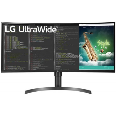 Монитор LG 35WN75C-B 35", черный [35WN75C-B.ARUZ]