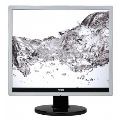 Монитор AOC E719SD 17" AOC E719SD Silver-Black (LED, LCD, 1280x1024, 5 ms, 170°/160°, 250 cd/m, 20M:1, +DVI)