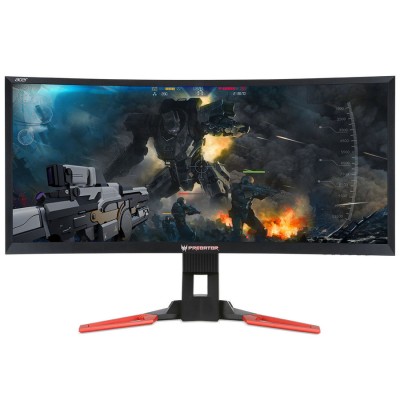 Монитор Acer UM.CZ1EE.P01 35" Acer Predator Z35P Black/Red (VA, LED, Wide, 3440x1440, 4ms, 178°/178°, 300 cd/m, 100,000,000:1, +DP, +НDMI, +MM, +USB, )