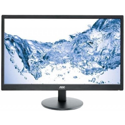 Монитор AOC E2470SWH 23.6" AOC E2470SWH Black (LED, 1920x1080, 1 ms, 170°/160°, 250 cd/m, 100M:1, +DVI, +HDMI, +MM)
