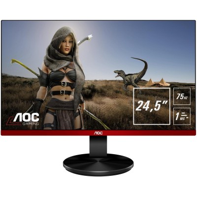 Монитор AOC G2590VXQ 25" AOC G2590VXQ Black (LED, 1920x1080, 1 ms, 170°/160°, 250 cd/m, 20M:1, +2xHDMI, +DisplayPort, +MM)