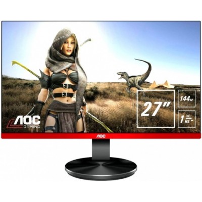 Монитор AOC G2790PX 27" AOC G2790PX Black с поворотом экрана (LED, 1920x1080, 144Hz, 1 ms, 170°/160°, 400 cd/m, 20M:1, +2xHDMI, +DisplayPort, +USB, +MM)