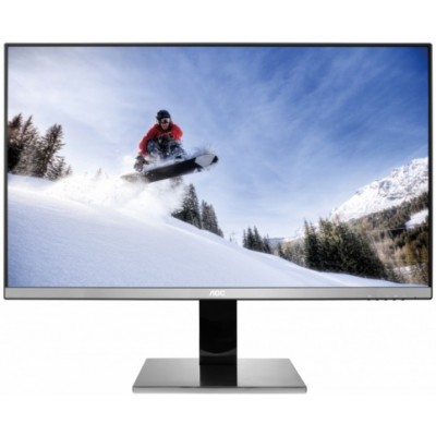 Монитор AOC Q2577PWQ 25" AOC Q2577PWQ 2560x1440@60Hz IPS W-LED 16:9 5ms D-Sub DVI HDMI MHL DP 50M:1 178/178 350cd Speakers HAS Pivot Silver-Black