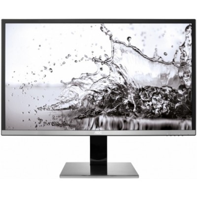 Монитор AOC Q3277PQU 32" AOC Q3277PQU Silver-Black с поворотом экрана (AMVA, LED, QHD, 2560x1440, 4 ms, 178°/178°, 300 cd/m, 80M:1, +DVI, +HDMI, +DisplayPort, +MM, +4xUSB, +MHL)