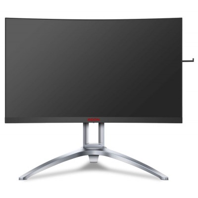 Монитор AOC AG273QCX 27" AOC AGON AG273QCX Black-Silver (VA, LED, изогнутый, 2560x1440, 144Hz, 1 ms, 178°/178°, 400 cd/m, 50M:1, +2xHDMI 2.0, +2xDisplayPort 1.2, +4xUSB, +MM, +регулировка по высоте)