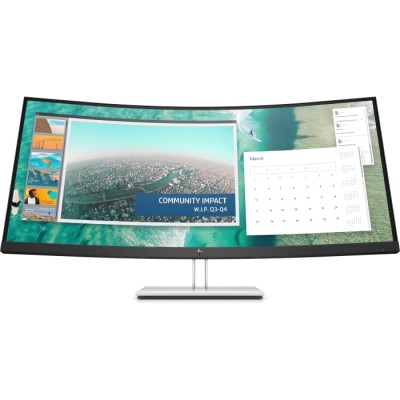 Монитор HP EliteDisplay E344c 34",3440 x 1440,60 Гц,VA,4 мс,3000:1,400 кд/м2,178°/178°,DisplayPort 1.2,HDMI 2.0,(6GJ95AA)
