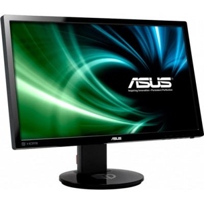 Монитор ASUS 24" VG248QE , Glossy-Black (LED, 1920 x1080, 144Hz, 1 ms , 170°/160°, 350 cd/m, 80M:1, +DVI, +HDMI, +MM, +DisplayPort, +Pivot, +3D)