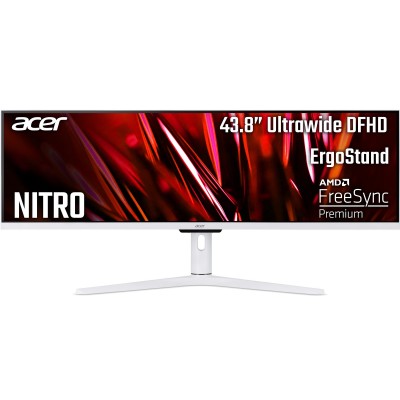 Монитор Acer Nitro XV431CPwmiiphx 43.8" IPS, 32:9, 3840x1080, 120Hz, 1ms, 350 nits, 178°/178°, HDMI, DP, Speakers, Audio out, FreeSync Premium, HDR 400 (UM.MX1EE.P01)