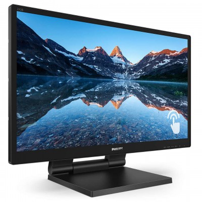 Монитор Philips 242B9T/00 23.8" 242B9T SmoothTouch 1920x1080 60Гц IPS W-LED 16:9 5ms(GtG) VGA DVI-D HDMI DP 2*USB 3.0 50M:1 1000:1 178/178 250cd Tilt-5-90 Speakers Black