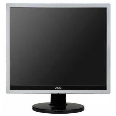 Монитор AOC E719SD 17" AOC E719SD Silver-Black (LED, LCD, 1280x1024, 5 ms, 170°/160°, 250 cd/m, 20M:1, +DVI)
