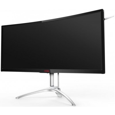 Монитор AOC AG352QCX 35" AOC AGON AG352QCX Silver-Black с поворотом экрана (MVA, изогнутый, 2560x1080, 200Hz, 4 ms, 178°/178°, 300 cd/m, 50M:1, +DVI, +HDMI, +DisplayPort, +2xUSB, +MM, +MHL, Adaptive-S
