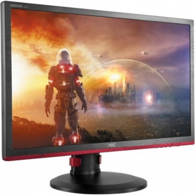 Монитор AOC G2460PF 24" AOC G2460PF Black с поворотом экрана (61 cm, LED, 144Hz, 1920x1080, 1 ms, 170°/160°, 350 cd/m, 80M:1, +DVI, +HDMI, +DisplayPort, 4xUSB-Port, AMD FreeSync™)