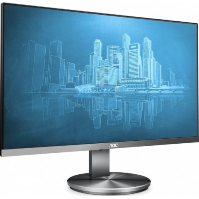 Монитор AOC I2790VQ 27" AOC I2790VQ Silver-Black (IPS, LED, 1920x1080, 4 ms, 178°/178°, 250 cd/m, 20M:1, +HDMI, +DisplayPort, +MM)