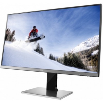 Монитор AOC Q2577PWQ 25" AOC Q2577PWQ 2560x1440@60Hz IPS W-LED 16:9 5ms D-Sub DVI HDMI MHL DP 50M:1 178/178 350cd Speakers HAS Pivot Silver-Black