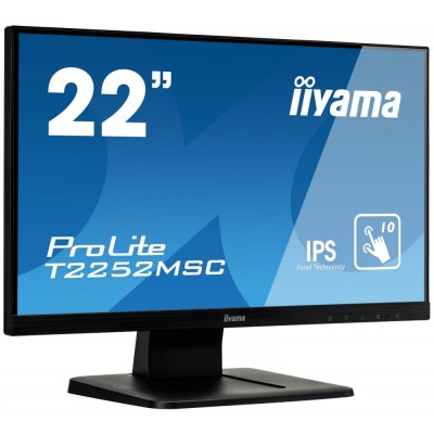 Монитор Iiyama 21.5" ProLite T2252MSC-B1 черный IPS LED 5ms 16:9 HDMI DisplayPort M/M Mat 3000:1 250