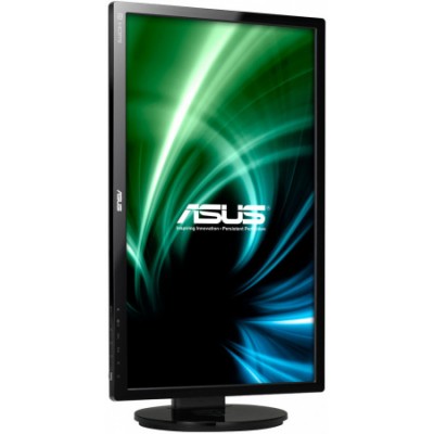 Монитор ASUS 24" VG248QE , Glossy-Black (LED, 1920 x1080, 144Hz, 1 ms , 170°/160°, 350 cd/m, 80M:1, +DVI, +HDMI, +MM, +DisplayPort, +Pivot, +3D)