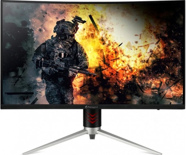 Монитор Acer Aopen 27HC2RPbmiiphx 1920x1080, FHD, VA, 165 Hz, 400 nits, 4 ms, 16:9, Speakers, DP, HDMI, Audio out (UM.HW2EE.P01)