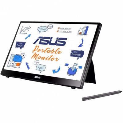 Монитор Asus 14" MB14AHD черный /IPS/ LED /1ms /16:9/ HDMI /матовая/ HAS /800:1 /400cd /170гр/170гр/ 1920x1080 FHD/ USB/ 3.37кг