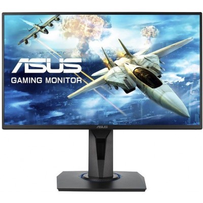 Монитор ASUS 24.5" VG255H LED, ProGaming, 1920x1080, 1ms, 250cd/m2, 170°/160°, 100Mln:1, 75Hz, D-Sub, HDMI*2, колонки, AMD FreeSync, Tilt, Swivel, Pivot, HAS, VESA, Black, 90LM0440-B01370