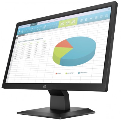 Монитор HP ProDisplay P204 19.5",1600 x 900,60 Гц,TN,5 мс,1000:1,250 кд/м2,178°/178°,DisplayPort 1.2,HDMI 1.4,VGA,(5RD65AA)
