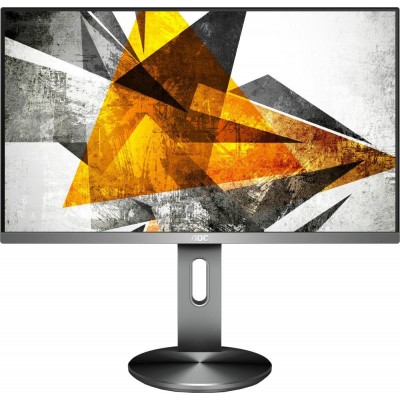 Монитор AOC I2490VXQ 23,8" AOC I2490VXQ 1920x1080 IPS LED 16:9 4ms VGA HDMI DP 20M:1 178/178 250cd HAS Tilt FlickerFree Speakers Silver/Black