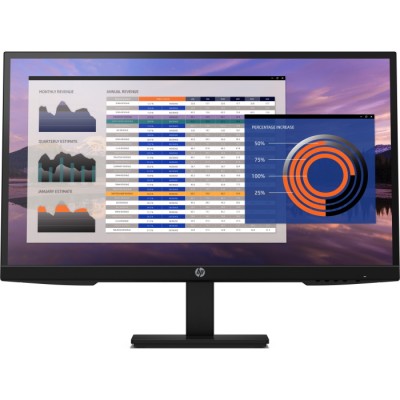 Монитор HP P27h G4 27",1920 x 1080,60 Гц,IPS,5 мс,1000:1,250 кд/м2,178°/178, DisplayPort 1,2,HDMI 1.4,VGA,(7VH95AA)