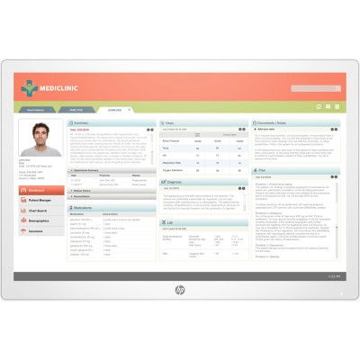 Монитор HP HC241 24",1920x1200,60 Гц,IPS,14 мс,1000 :1,270 кд/м2,178/178,USB-концентратор,HDMI,DisplayPort,VGA,(3ME68AA)