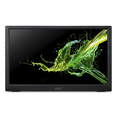 Монитор Acer UM.ZP1EE.001 15.6" PM161Qbu Black (IPS, LED, Wide, 1920x1080, 7ms, 178°/178°, 220 cd/m, 100,000,000:1, +USB, )
