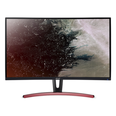 Монитор Acer UM.JE3EE.A01 31.5" ED323QURAbidpx (16:9)/VA(LED)/ZF/2560x1440/4ms/250nits/3000:1/144Hz,178°/178°,Dual Link DVI+HDMI(2.0)+DP(1.2a)+Audio out/HDMI/DP FreeSync/Black/Red Curved 1800R,VESA 100x1