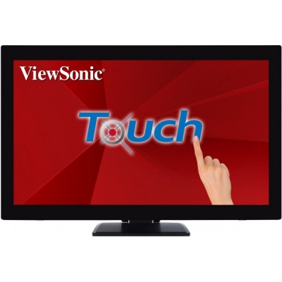 Монитор ViewSonic TD2760 27" TD2760 Touch VA LED, 1920x1080, 6ms, 300cd/m2, 50Mln:1, 178°/178°, VGA, HDMI, DP, USB-hub, колонки, Tilt, VESA, Black