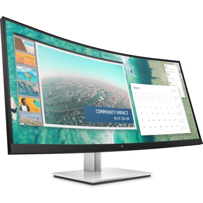 Монитор HP EliteDisplay E344c 34",3440 x 1440,60 Гц,VA,4 мс,3000:1,400 кд/м2,178°/178°,DisplayPort 1.2,HDMI 2.0,(6GJ95AA)