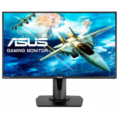 Монитор ASUS 90LM03P3-B01370 27" ASUS VG278QR Black (LED, Wide, 1920x1080, 1ms, 170°/160°, 400 cd/m, 100,000,000:1, +DVI, +DP, +HDMI, +2xMM, )
