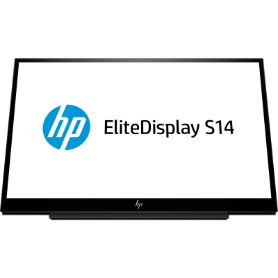 Монитор HP EliteDisplay S14,14" 1920х1080,60 Гц,IPS,25 мс,5000000:1, 200 кд/м2,178/178,USB Type-C (DisplayPort 1.2) (3HX46AA)