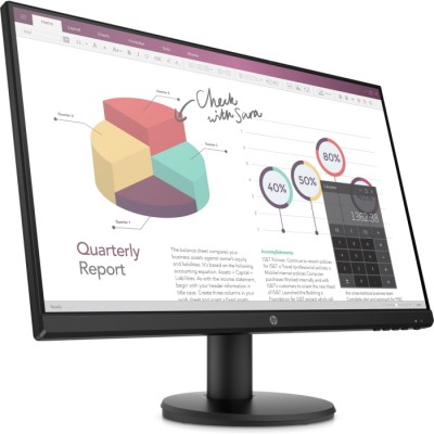 Монитор HP P24v G4 23,8",1920 x 1080,60 Гц,IPS,5 мс,1000:1,240 кд/м2,178°/178°,VGA,HDMI 1.4 (HDCP) (9TT78AA)
