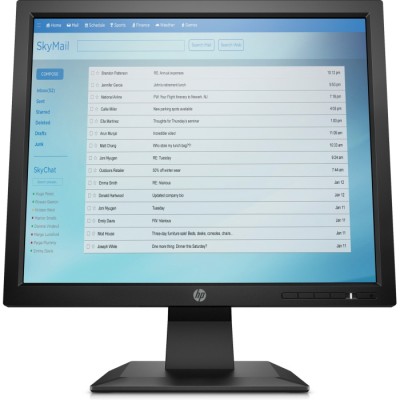Монитор HP EliteDisplay P174 17",1280x1024,60 Гц,TN,5 мс,1000:1,250 кд/м2,170/160,VGA,(5RD64AA)