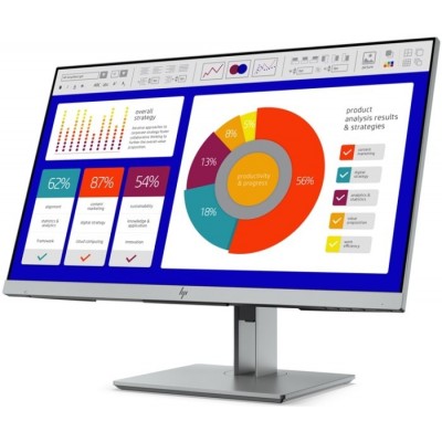Монитор HP EliteDisplay E243p 23,8",1920x1080,60 Гц,IPS,14 мс,1000:1,260кд/м2,178°/178°,DisplayPort 1.2,HDMI 1.4,VGA,(5FT13AA)