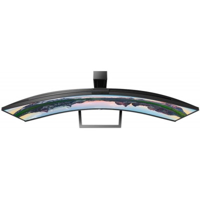 Монитор Philips 439P9H/01 43,4" 439P9H черный VA LED 32:10 HDMI M/M Cam глянцевая HAS Pivot 450cd 178гр/178гр 3840x1200 DisplayPort Ultra HD USB 14.37кг