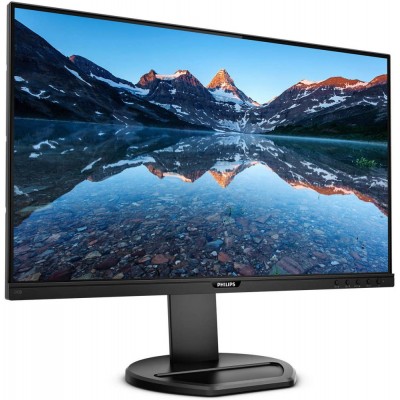 Монитор Philips 243B9/00 23,8" 243B9/00 Black с поворотом экрана (IPS, 1920x1080, 75Hz, 4 ms, 178°/178°, 250 cd/m, 50M:1, +HDMI 1.4, +DisplayPort 1.2, +5xUSB 3.2, +USB-Type C 3.2, +MM)