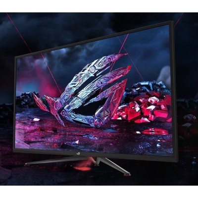 Монитор ASUS XG438Q 43" ROG Strix XG438Q VA LED 4K, 3840x2160, 4ms, 450cd/m2, 4000:1, 178°/178°, 3*HDMI, DP, USB-Hub, HDR10, FreeSync 2 HDR, 120Hz, колонки (90LM04U0-B01170)