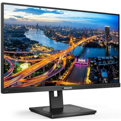 Монитор Philips 242B1/00 23,8" 242B1/00 Black с поворотом экрана (IPS, 1920x1080, 75Hz, 4 ms, 178°/178°, 250 cd/m, 50M:1, +DVI, +HDMI 1.4, +DisplayPort 1.2, +5xUSB(4xUSB 3.2)