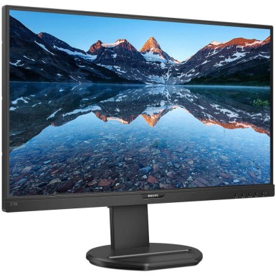 Монитор Philips 273B9/00 273B9 (00) 23,8", черный (IPS, 1920x1080, 75Hz, 4 ms, 178°/178°, 250 cd/m, 50M:1, +HDMI 1.4, +DisplayPort 1.2, +4xUSB 3.2, +USB-Type C 3.2, +MM)